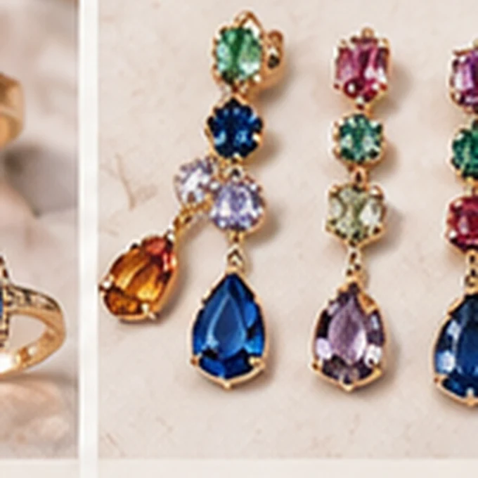 Colorful earrings